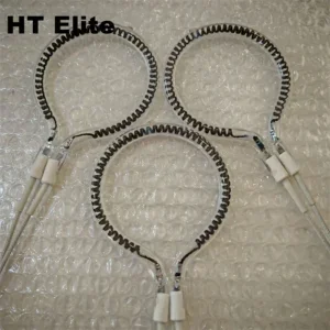 Electric Heating Glass Tube, 2000W, 230 V, 2000W(2.68hp)