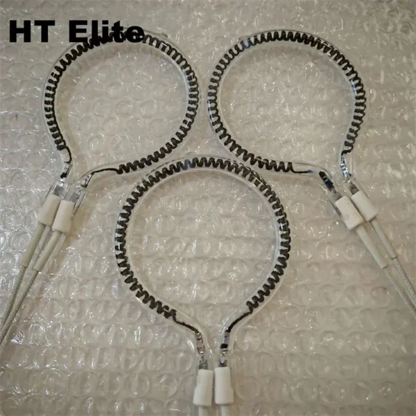 Electric Heating Glass Tube, 2000W, 230 V, 2000W(2.68hp)