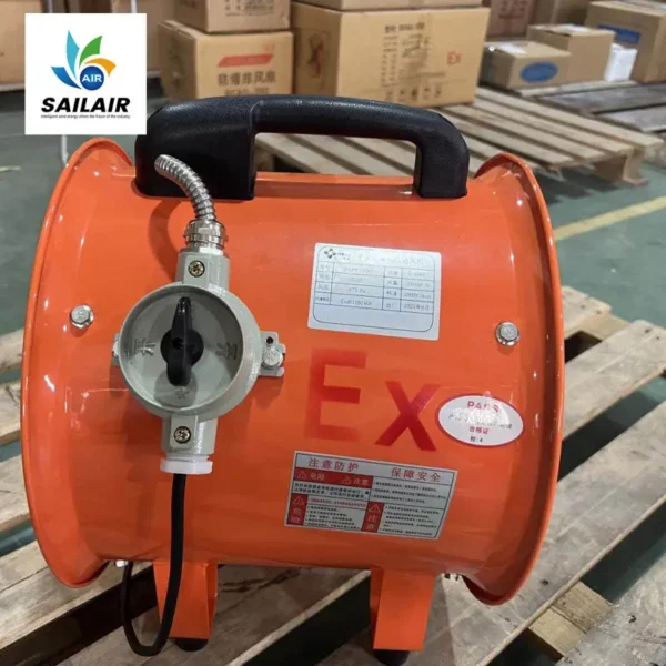 Electric Industrial Centrifuge Ventilator, 300mm, Aluminum - view 5
