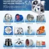 Electric Industrial Centrifuge Ventilator, 300mm, Aluminum - view 6