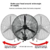 Electric Industrial Fan, Axial, plastic - view 3