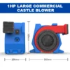 Electric Inflatable Air Blower, 1HP, 110~130V - view 2