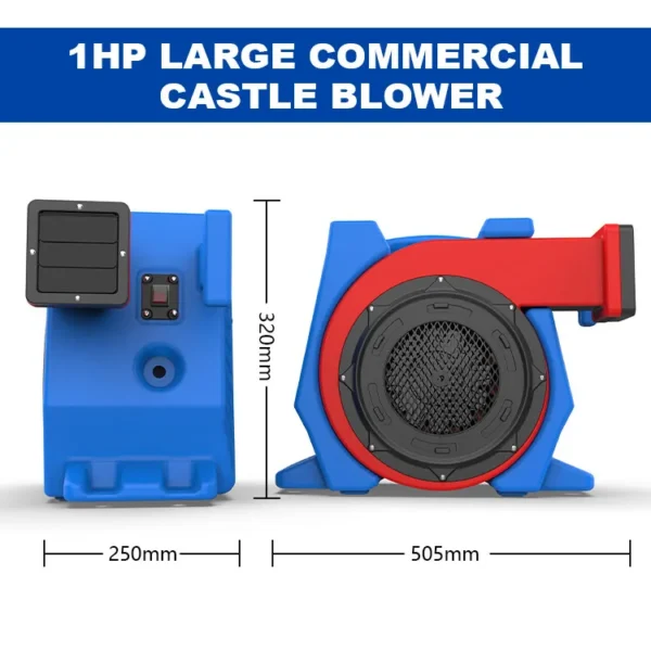 Electric Inflatable Air Blower, 1HP, 110~130V - view 2