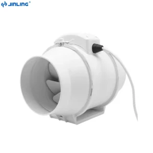Electric Inline Duct Fan, Plastic, Axial