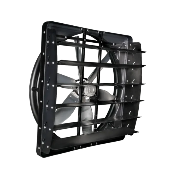 Electric Louvered Ventilation Fan, 72-Inch, 380-480v