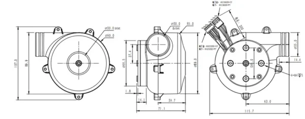 Electric Motor, 29000rpm, 24v - view 6