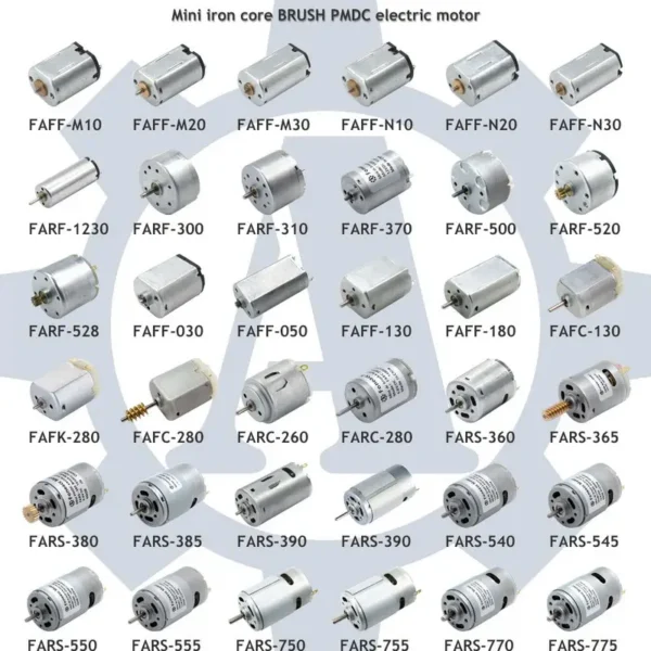 Electric Motor, RS-750, 12V, 18V, 24V - view 3