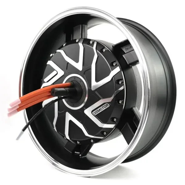 Electric Motorcycle Motor, QSMOTOR, 17inch, 48V-120V