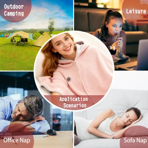 Electric Multi-functional Heating Blanket, USB, 5V 2A, GKTZ01 - view 5