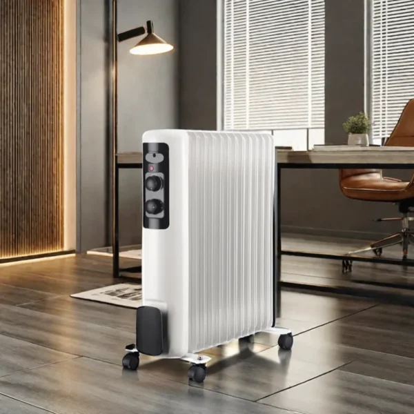 Electric Oil-filled Radiator, 1500-2000W, Wall - view 2