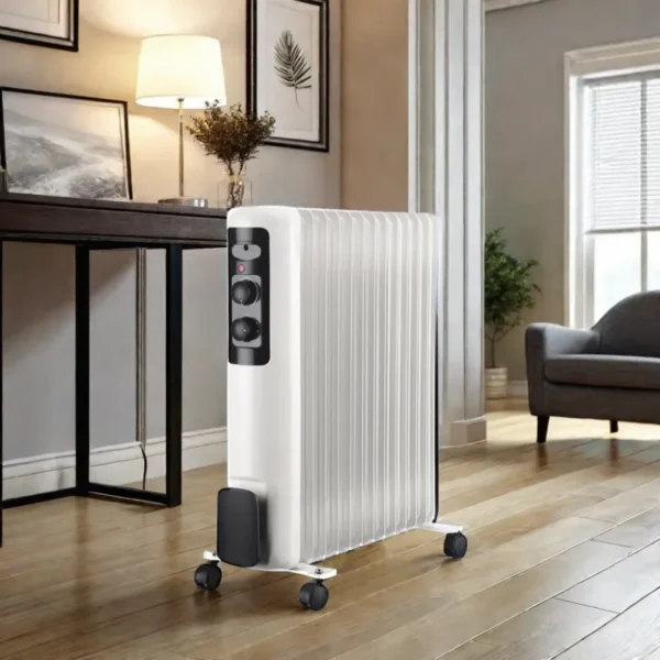 Electric Oil-filled Radiator, 1500-2000W, Wall - view 3