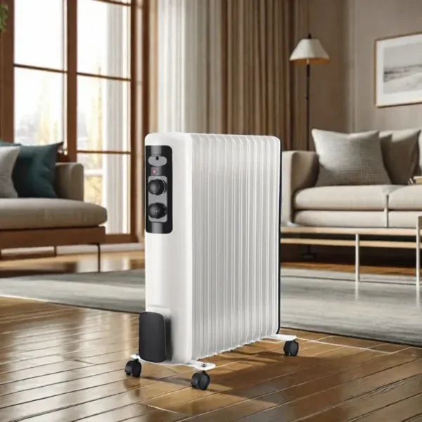 Electric Oil-filled Radiator, 1500-2000W, Wall - view 5