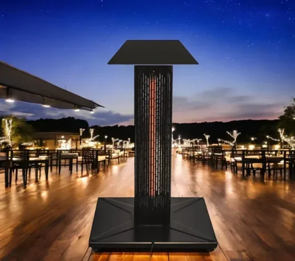Electric Patio Heater, 1500W, 1500 W, Metal - view 2