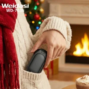 Electric Pocket-sized Hand Warmer, 2-in-1, Battery, abs
