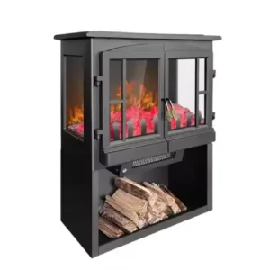 Electric Portable Fireplace, 2000W, Plastic
