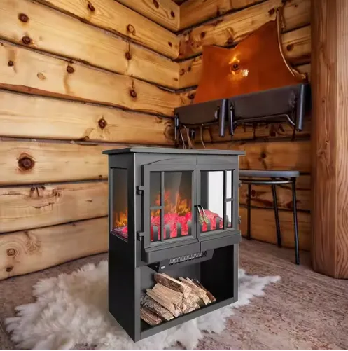 Electric Portable Fireplace, 2000W, Plastic - view 2