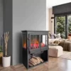 Electric Portable Fireplace, 2000W, Plastic - view 3