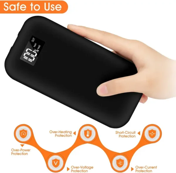 Electric Portable Hand Warmer, 20000mAh, 5, Battery - view 4