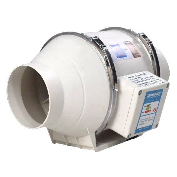 Electric Powered Duct Fan, Plastic, Centrifugal - view 3
