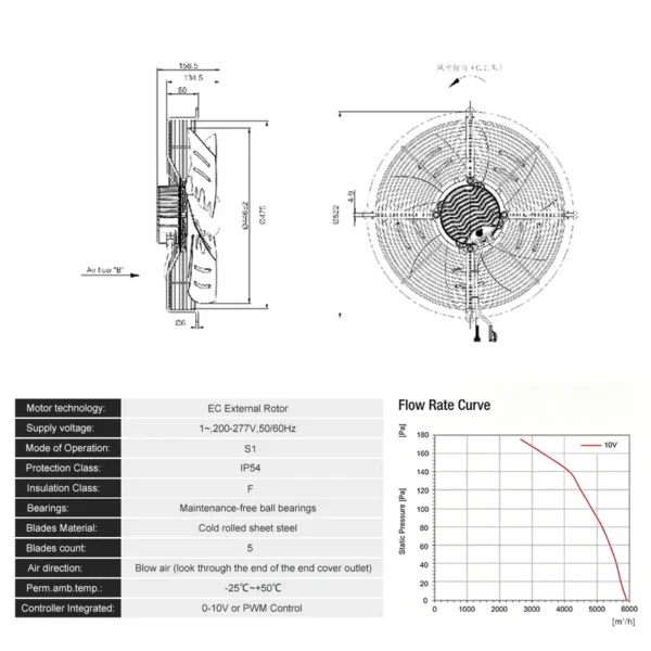Electric Refrigerator, Axial, 230 V - view 3