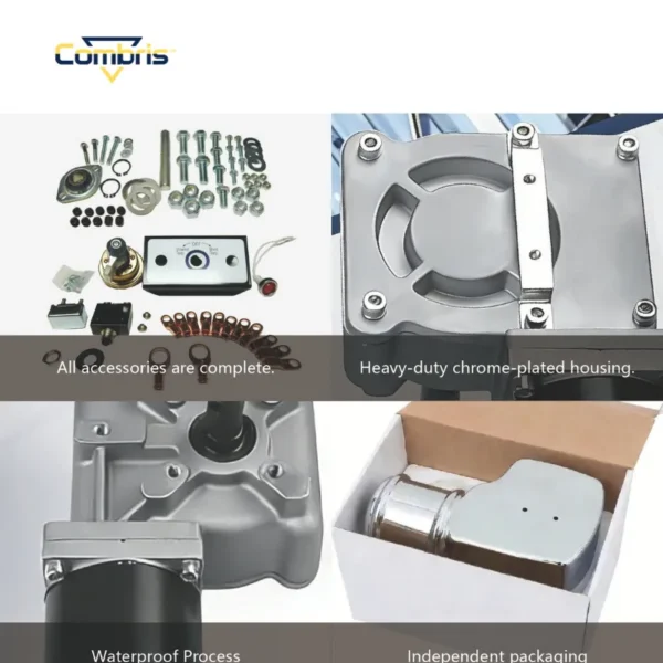 Electric Tarp Motor, 12V, 1500W - view 4