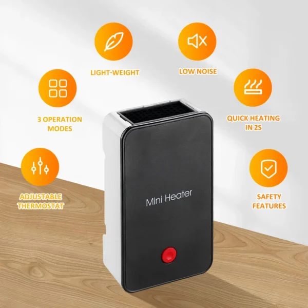 Electric Usb Heater, 12Volte, 200 - view 2