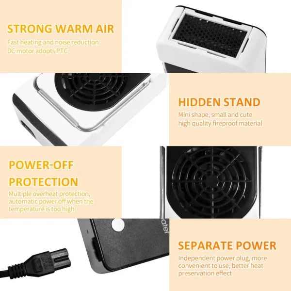Electric Usb Heater, 12Volte, 200 - view 4