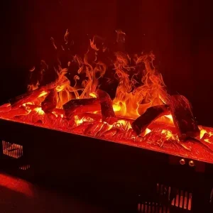 Electric Vapor Fireplace, 1m, Stainless, 304, 3D