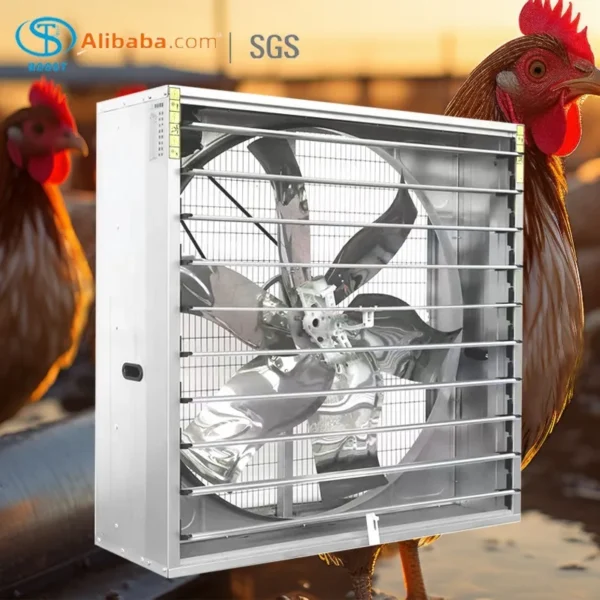 Electric Ventilation Cooling Fan, 380V, Wall - view 4