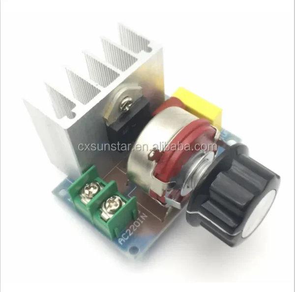 Electric Voltage Speed Controller, LM2596, 220V, 4000W, SCR - view 3