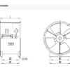 Electric Wall-mounted Axial Fan, T35-11(T40-11, 380V, Steel - view 4