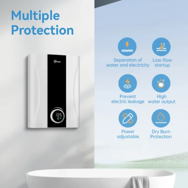 Electric Water Heater, 8kW, 240V, 60Hz, ETL - view 4
