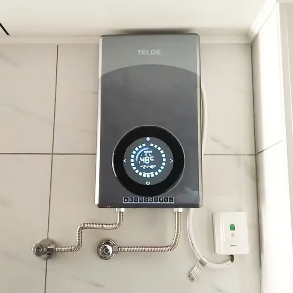 Electric Water Heater, LED, Aluminum - view 2