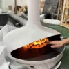 Electronic Charcoal Corner Fireplace, PANSEE, 360, 86%