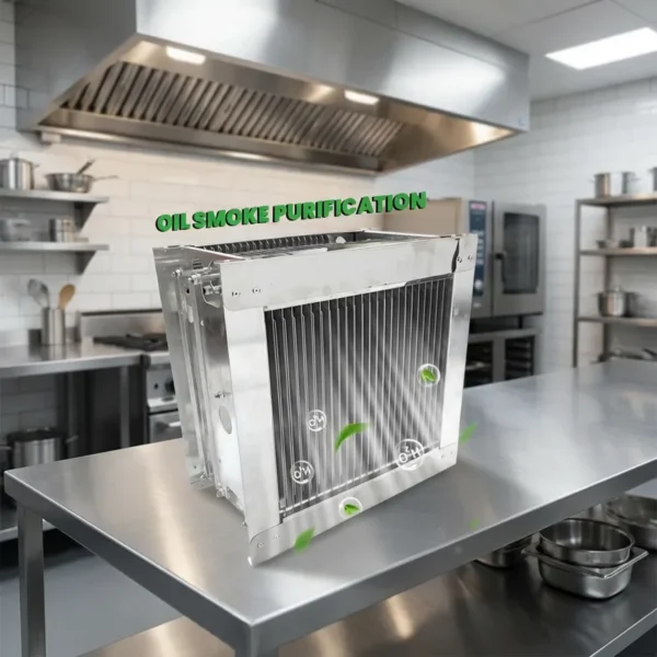 Electrostatic Field Fume Extractor, Stainless, Steel, Aluminum
