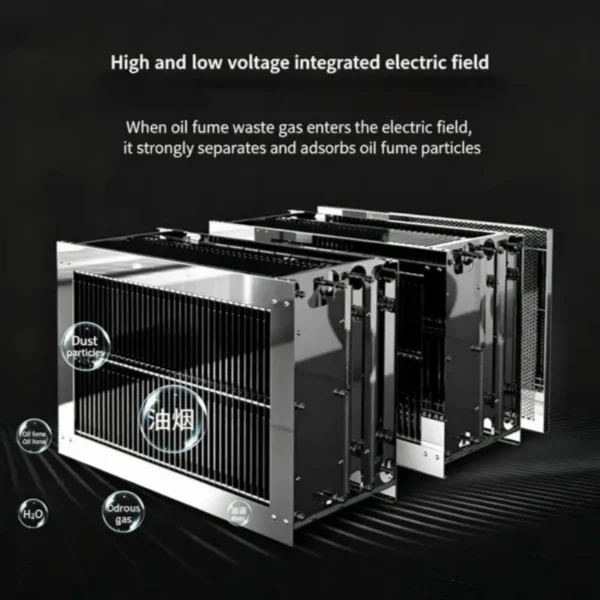 Electrostatic Field Fume Extractor, Stainless, Steel, Aluminum - view 3