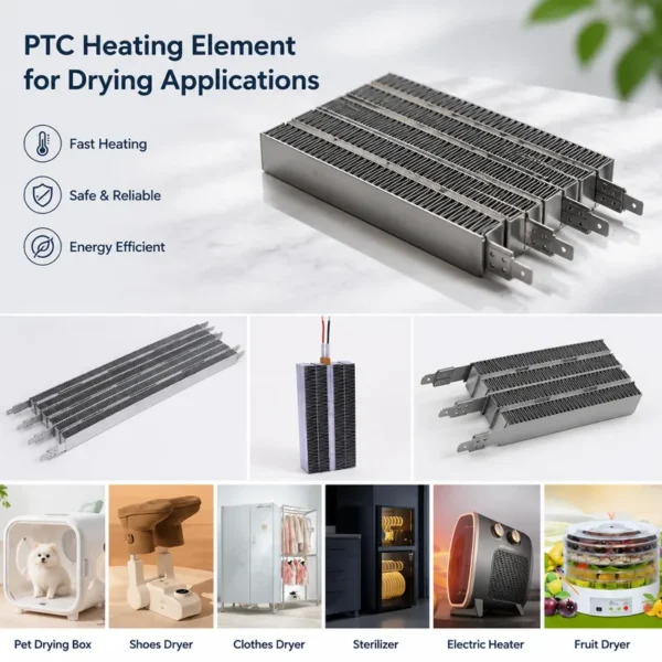 Element Electric Air Heater, PTC, 120 V, 50-290℃ - view 2