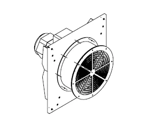 Elplosion Proof Axial Fan, 220-230V, 50HZ, 0.55kw - view 6