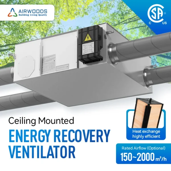 Energy Saving Ceiling Ventilator, 150-2000, CMH, 80-90% - view 2
