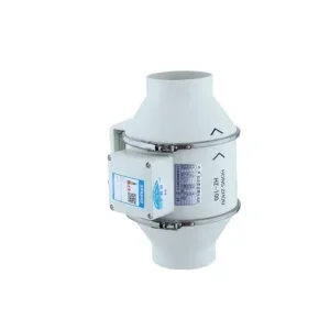Energy-saving Circular Duct Fan, Plastic, 220 V, 220V