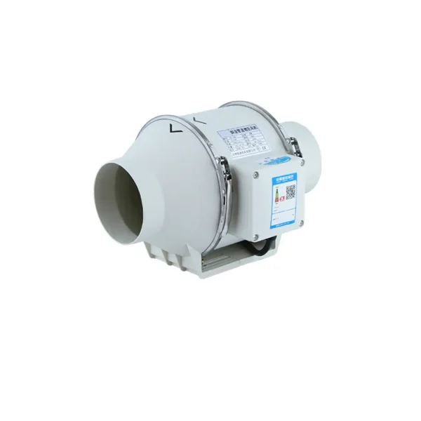 Energy-saving Circular Duct Fan, Plastic, 220 V, 220V - view 6