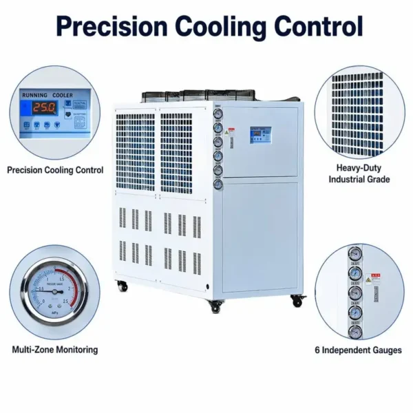 Energy-saving Industrial Water Chiller, Stainless, Steel - view 4