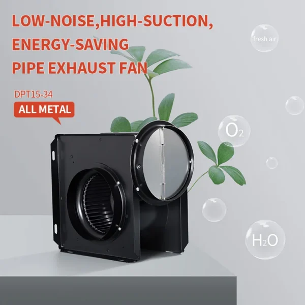 Energy-saving Split Duct Fan, 220V~240V, Cast - view 6