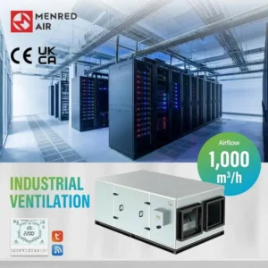 Erv Heat Recovery Ventilator, 500-10000, M3/h, Ceiling