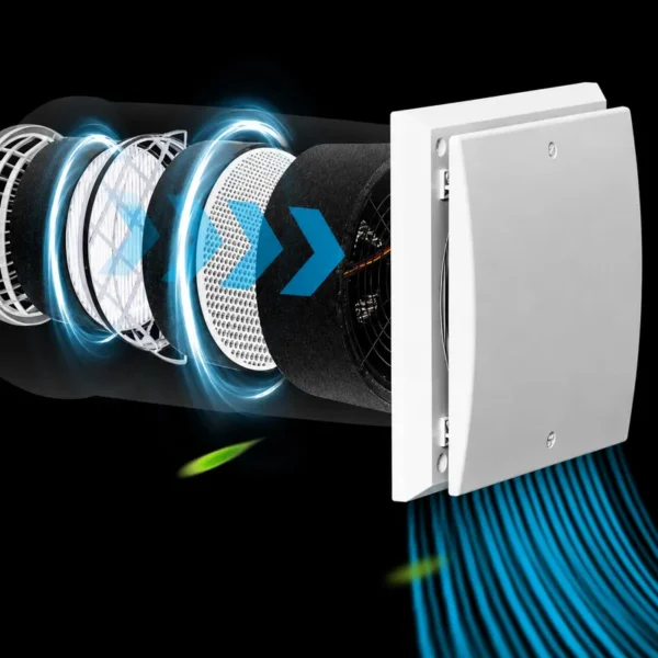 Erv Heat Recovery Ventilator, Wall, 220V, 40m³ - view 4
