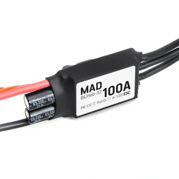Esc Regulator Brushless Motor, MAD, BLHeli_32, 100A, 6-12S - view 3