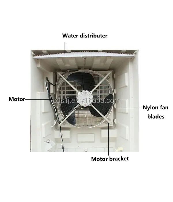 Evaporative Air Cooler, 100-127V, 12000M3 - view 4
