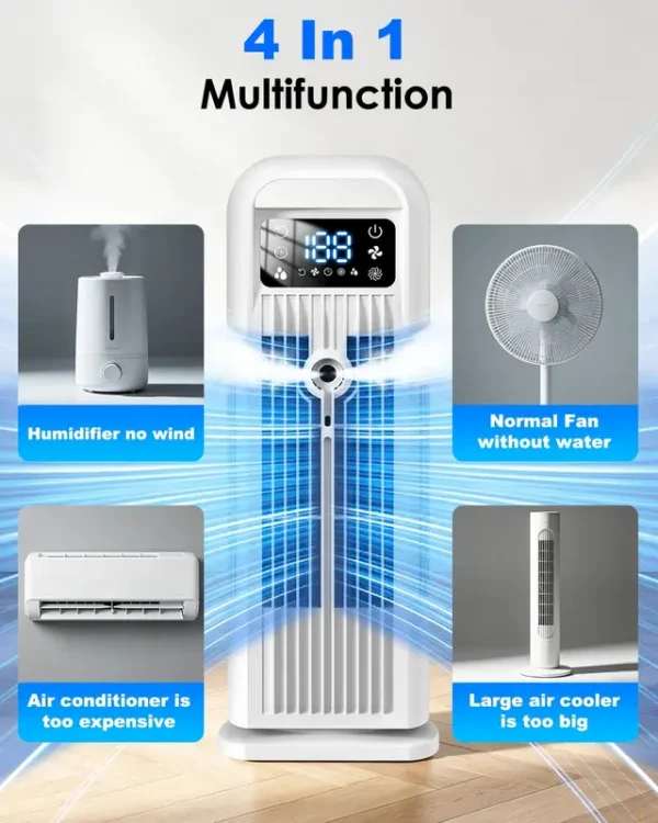 Evaporative Air Cooler, 1200ML, Portable - view 3