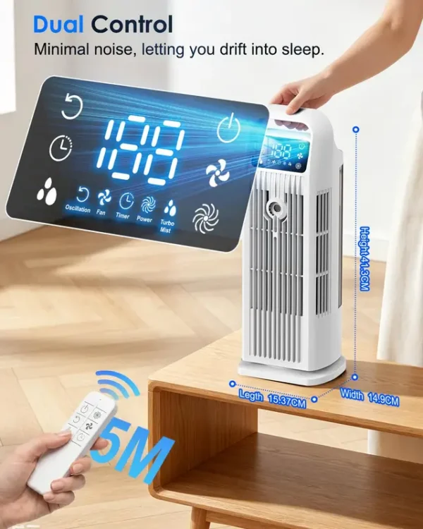 Evaporative Air Cooler, 1200ML, Portable - view 5