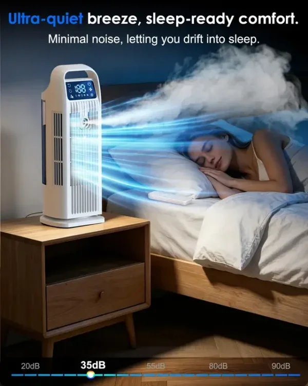 Evaporative Air Cooler, 1200ML, Portable - view 6